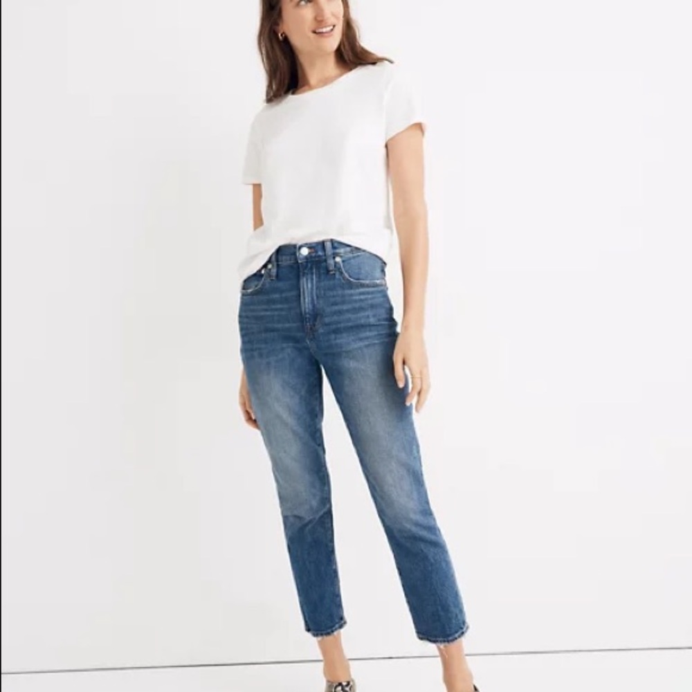 Madewell Slim Crop Boyjean